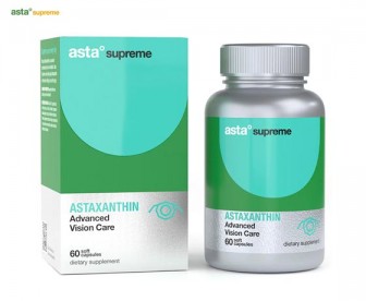 Asta Supreme 天然虾青素叶超级护眼灵软 60粒（新旧包装混发）